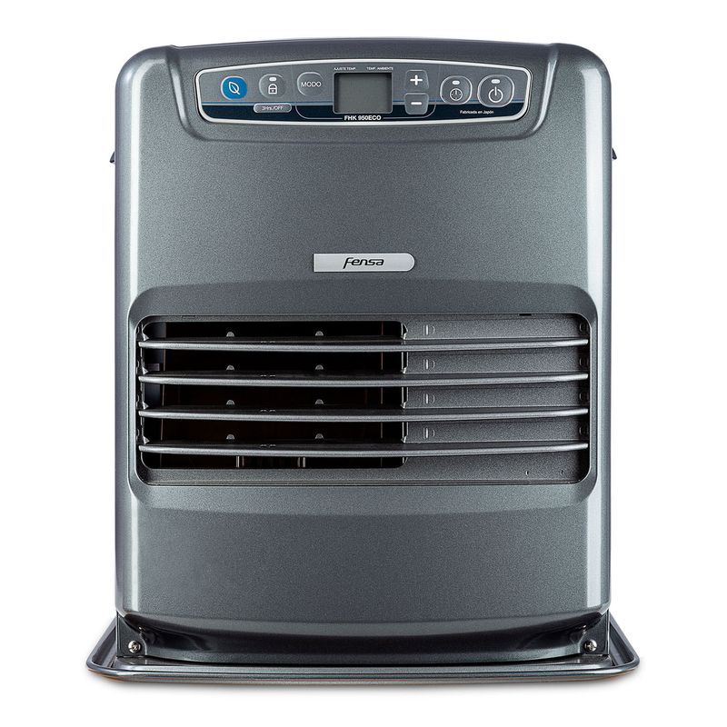 FENSA - Estufa Parafina Láser Fensa 5 Litros 3,1Kw Panel Digital, Timer y Botón Eco FHK 950