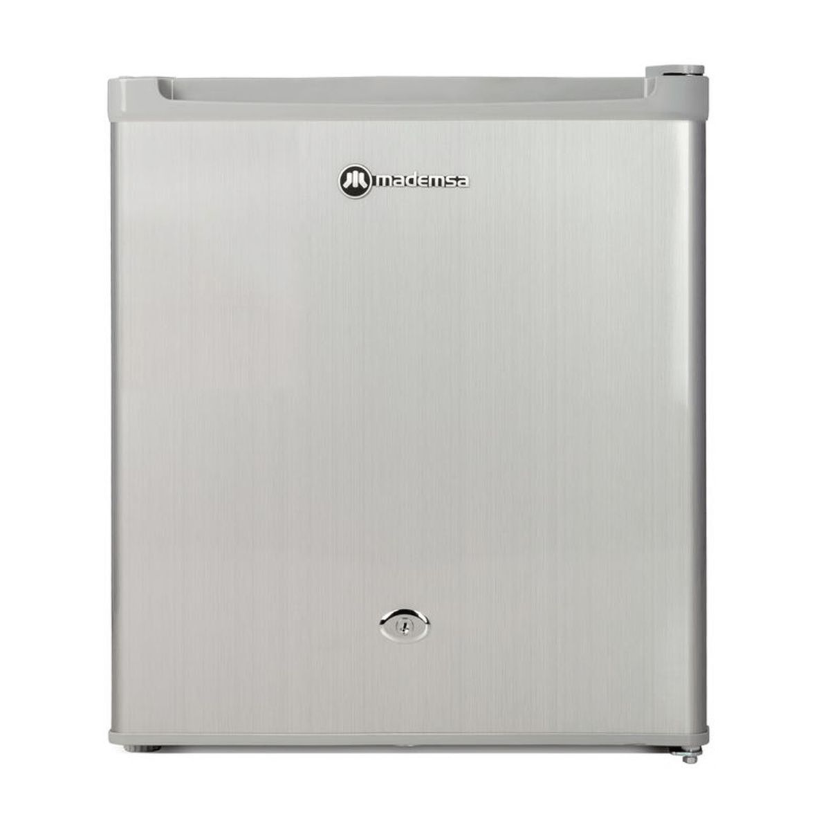 MADEMSA - Frigobar Mademsa 41L Frío Directo con Llave y Control de Temperatura MR50 Gris