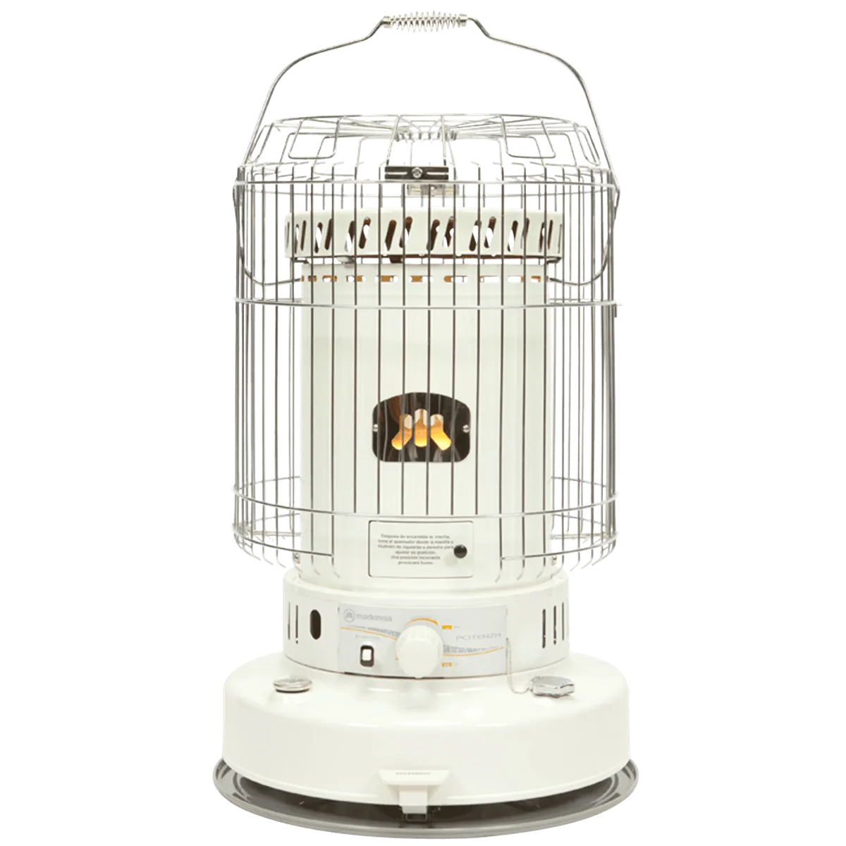 MADEMSA - Estufa Parafina Mecha Mademsa 7,2 Litros 6,2 Kw Encendido Automático Potenza