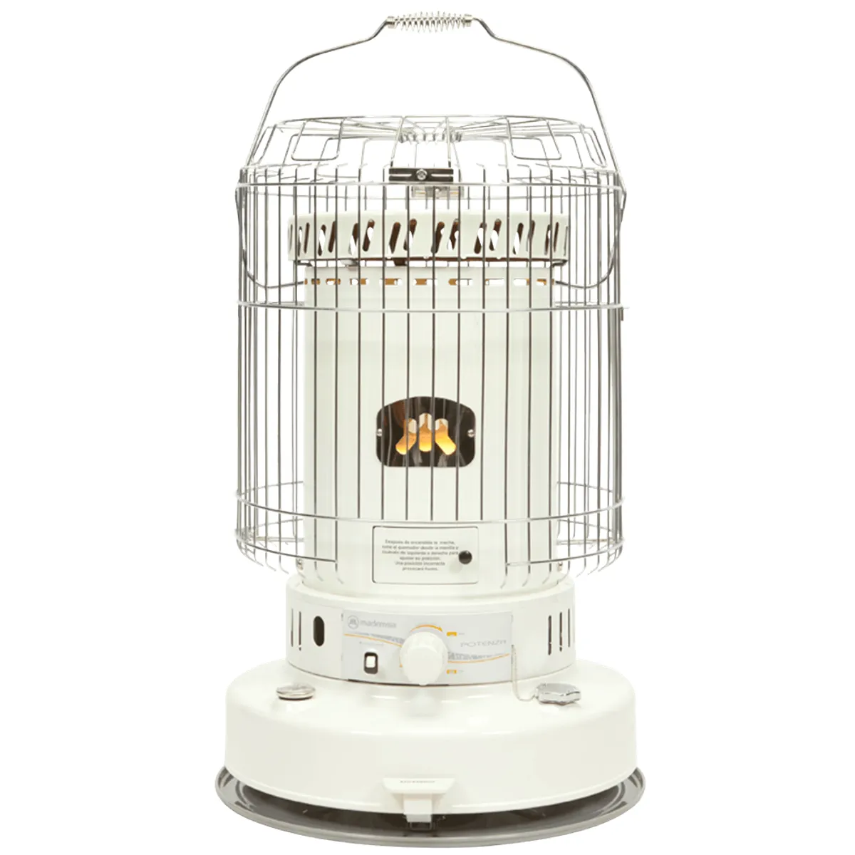 MADEMSA - Estufa Parafina Mecha Mademsa 7,2 Litros 6,2 Kw Encendido Automático Potenza