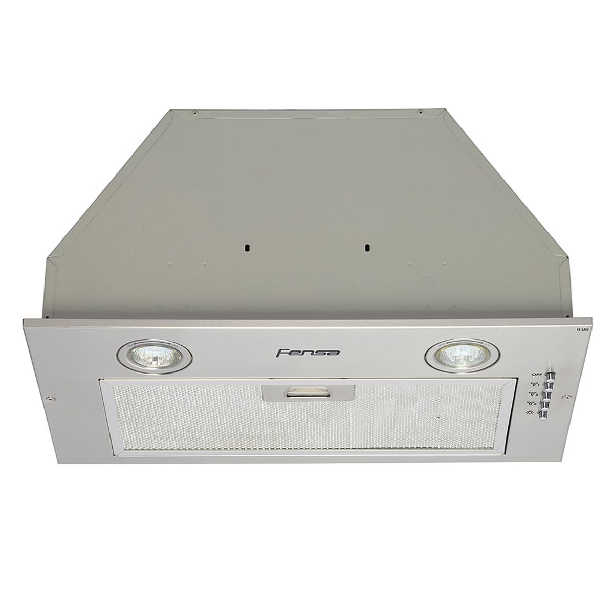 FENSA - Campana de Cocina Extractora Fensa 52cm Empotrable Double Function FX 5200 Inox