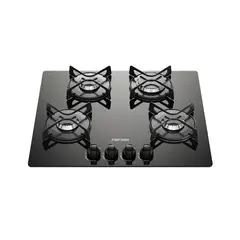 FENSA - Encimera a Gas 4 Platos Vitrocerámica F GC60V A