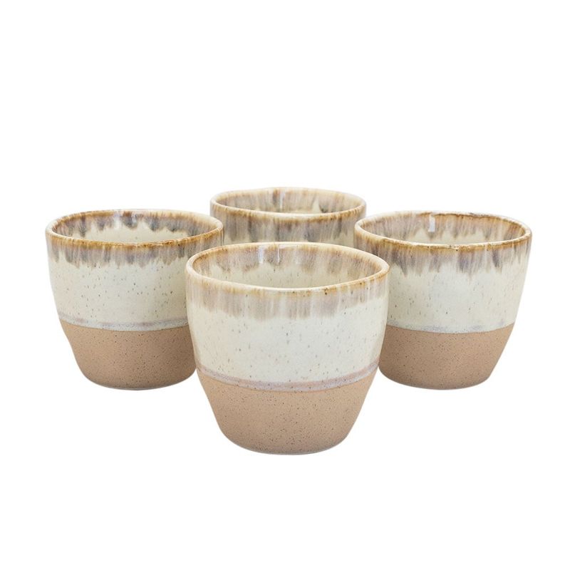 WAYU - Set 4 Vasos Cerámica Wayu