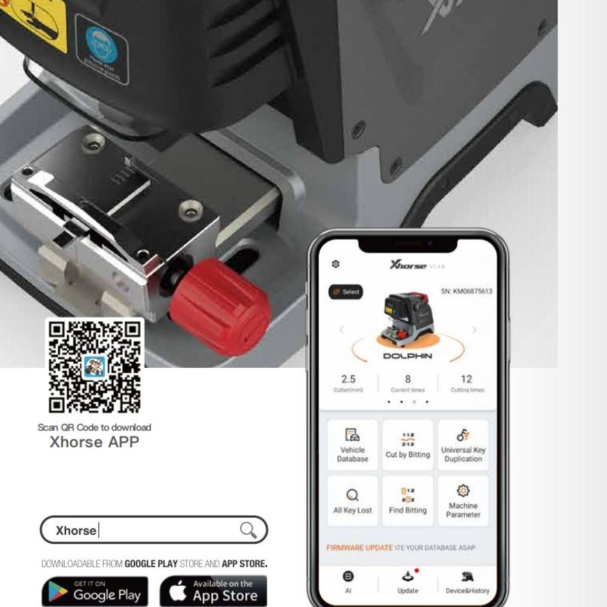 GENERICO - Maquina de llaves Automática CNC corte Xhorse Dolphin Xp005