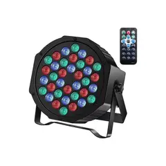 GENERICO - Foco Led Rgb De 36 Luces Con Control Remoto