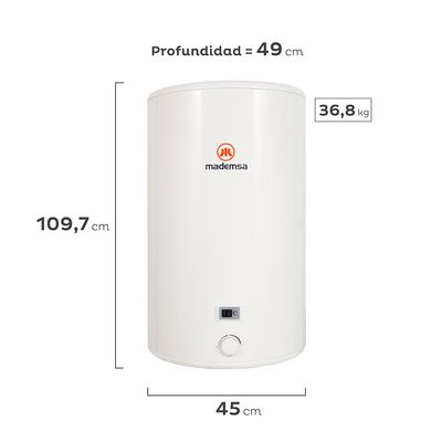 Imagen 2 del producto Termo Eléctrico 120 Litros Mural Term 120 Blanco