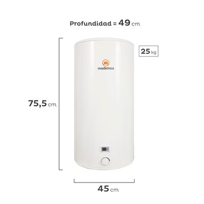 Imagen 2 del producto Termo Eléctrico 80 Litros Mural Term 80 Blanco