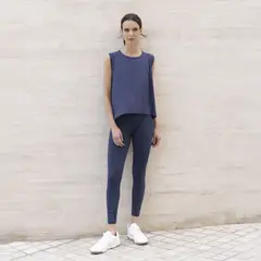 MONARCH - Polera Sin Mangas Azul