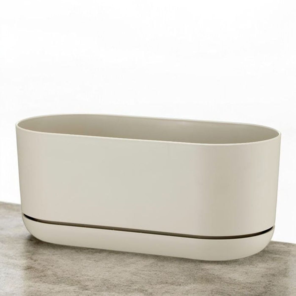 BRIC - Macetero Jardinera Con Plato 30x14