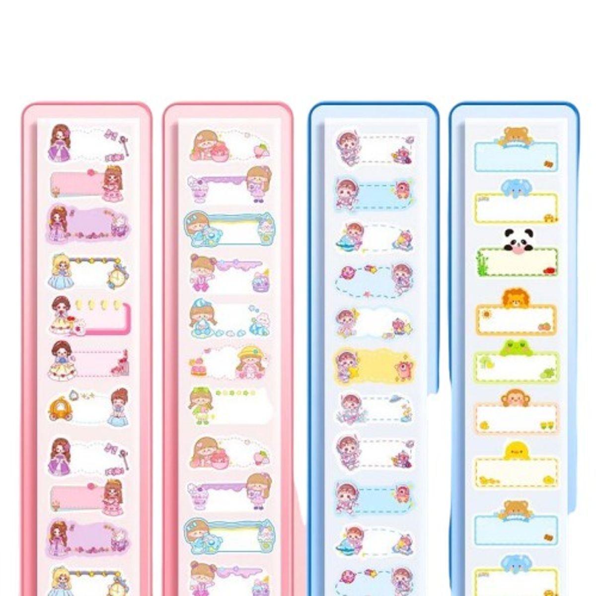 OEM - Rollo de Stickers para Nombre Niños y Niñas Surtido Colorido