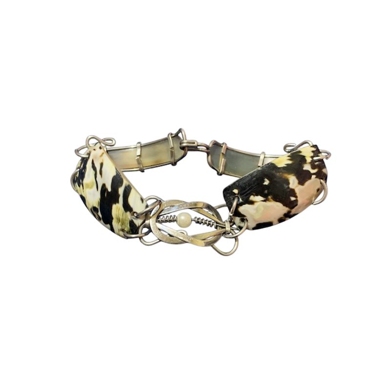 TAROT CHURRUCA OFICIAL - Pulsera de coral blanco y negro