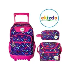 GENERICO - PACK MOCHILA ESCOLAR 3 PCSZ EQUIZDE LAZOS