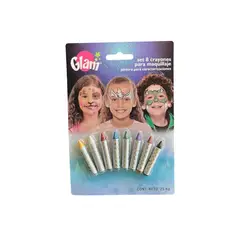GENERICO - Maquillaje Set 8 Crayones,disfraz,halloween, Caracterización