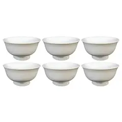 GENERICO - Set de 6 Bowls de Cerámica de 5 pulgadas
