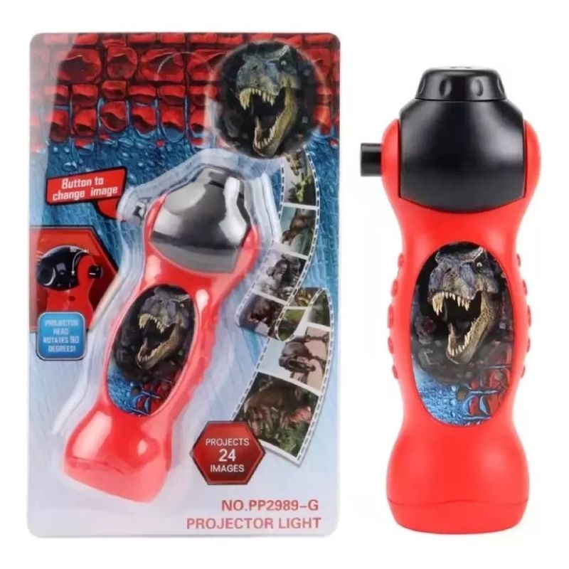 MUNDO MAGIA - Linterna Proyector Dinosaurio Niños Juguete
