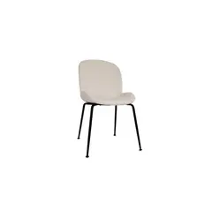 GENERICO - Silla Beetle Blanco hueso con patas negras