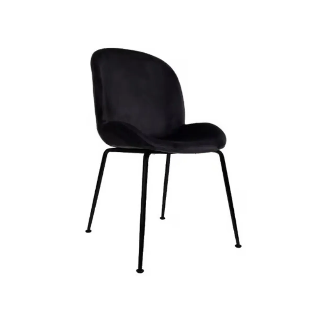 GENERICO - Silla Beetle Negro con patas negras