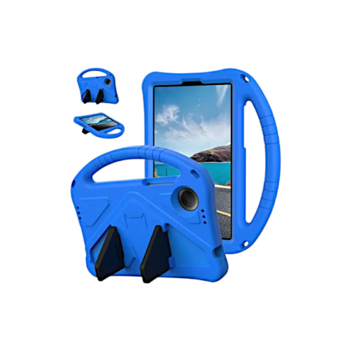 GENERICO - Funda De Goma Compatible Con Xiaomi Redmi Pad SE 8.7 Azul