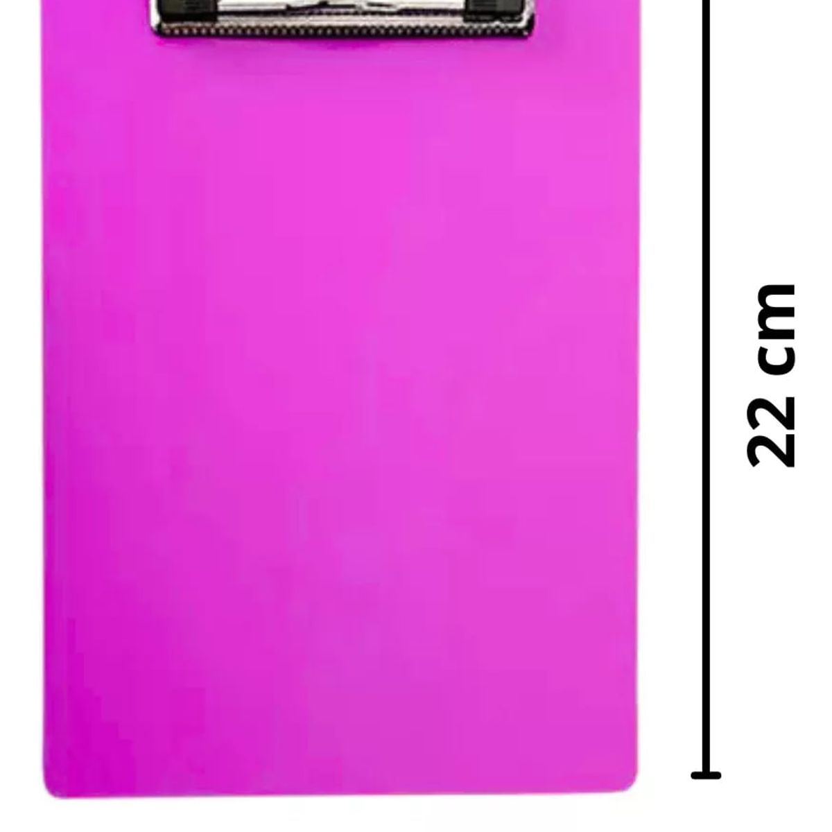 GENERICO - Tabla Apretapapel De Plástico PVC A5 15x21 cm Con Presión