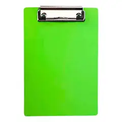 GENERICO - Tabla Apretapapel De Plástico PVC A5 15x21 cm Con Presión