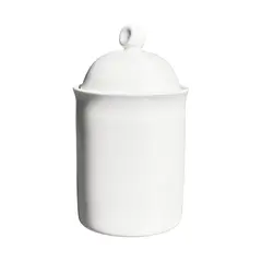 GENERICO - Azucarero de Cerámica Blanca - 16 cm