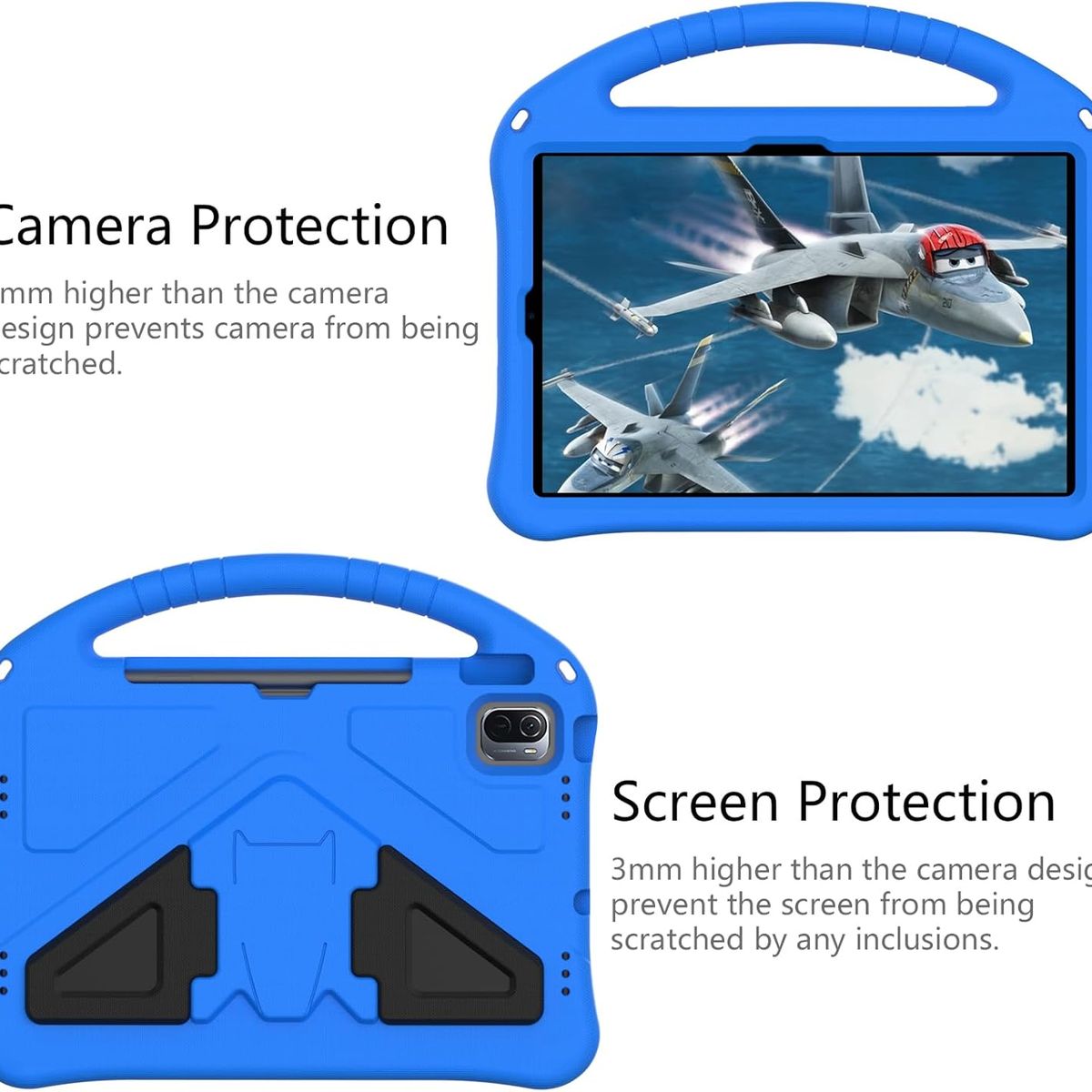 GENERICO - Funda De Goma Compatible Con Xiaomi Mi Pad 6 / 6 Pro 11" (2023) Azul