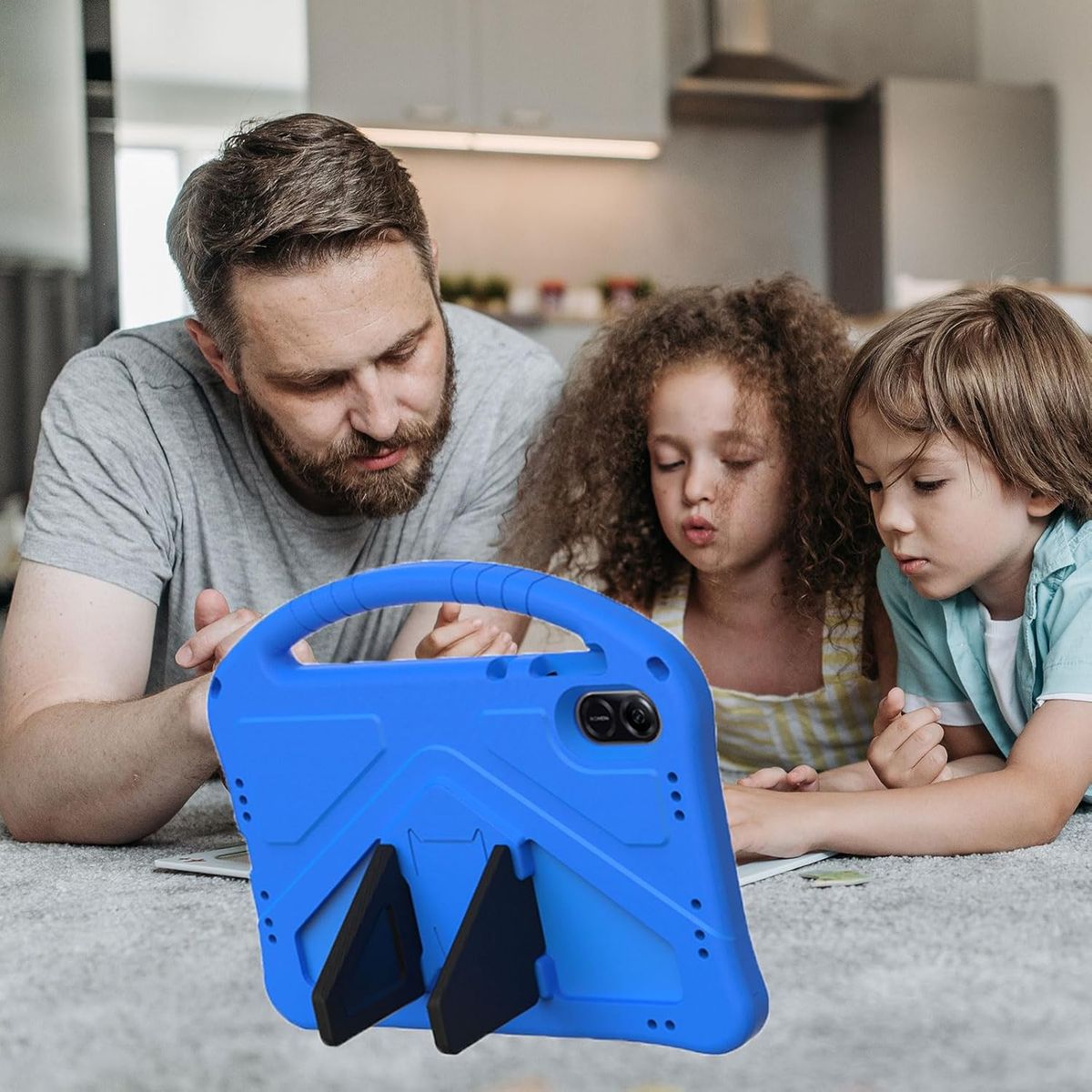 GENERICO - Funda De Goma Compatible Con Honor Pad X8A 11 Azul