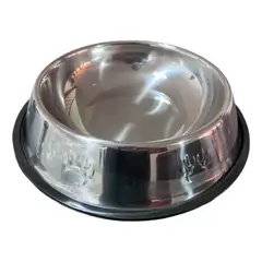 GENERICO - Comedero Metálico Plato Para Perros Gatos Peluda Experiencia