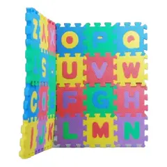 GENERICO - Alfombra Goma Eva Set 10 Cuadros De 30x30 Bebes Y Niños