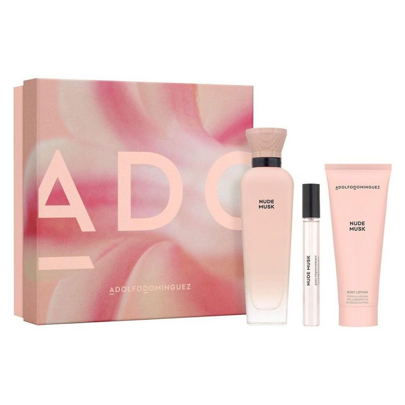 ADOLFO DOMINGUEZ - Estuche Adolfo Dominguez Nude Musk Edp120ml+10ml+BL75mlMujer