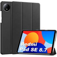 Funda Inteligente Compatible Con Xiaomi Redmi Pad SE 8.7 Negro