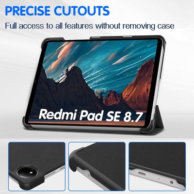 Imagen 2 del producto Funda Inteligente Compatible Con Xiaomi Redmi Pad SE 8.7 Negro