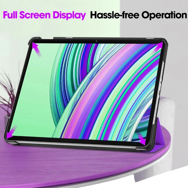 GENERICO - Funda Inteligente Compatible Con Xiaomi Redmi Pad Pro 12.1 Morado