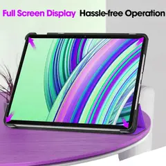 GENERICO - Funda Inteligente Compatible Con Xiaomi Redmi Pad Pro 12.1 Morado