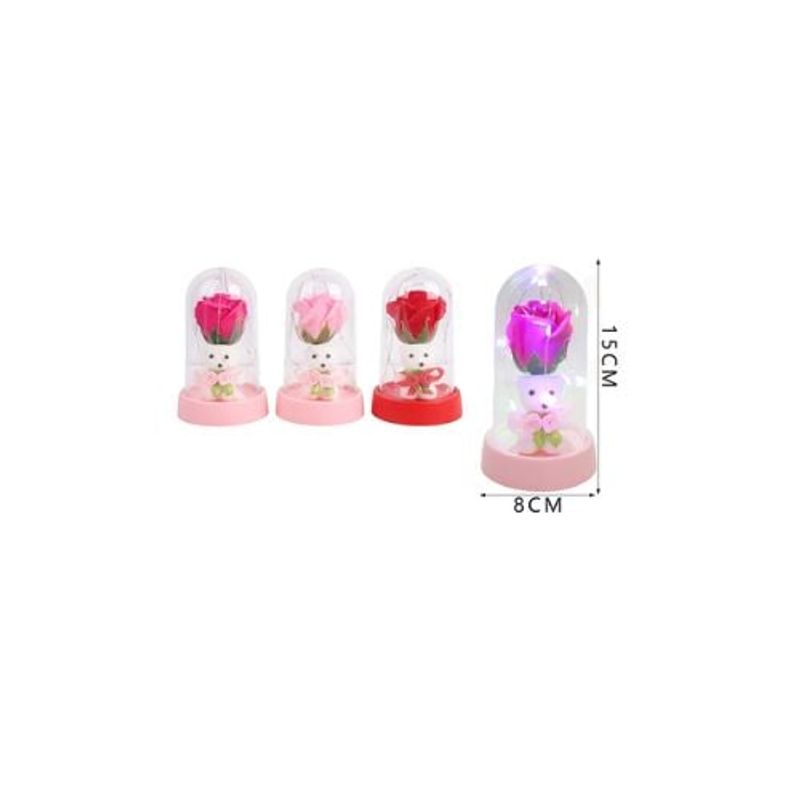 GENERICO - Oso Encapsulado 15 Cm Con Luz