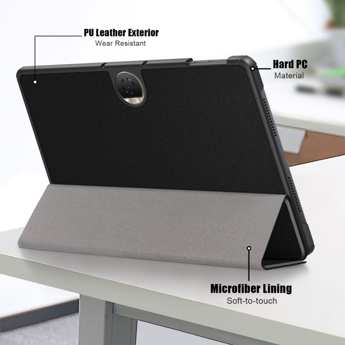 GENERICO - Funda Inteligente Compatible Con Tab Honor Pad 9 12.1 Negro