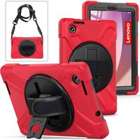 Funda Antigolpes Compatible Con Lenovo Tab M8 4ta Generación Rojo
