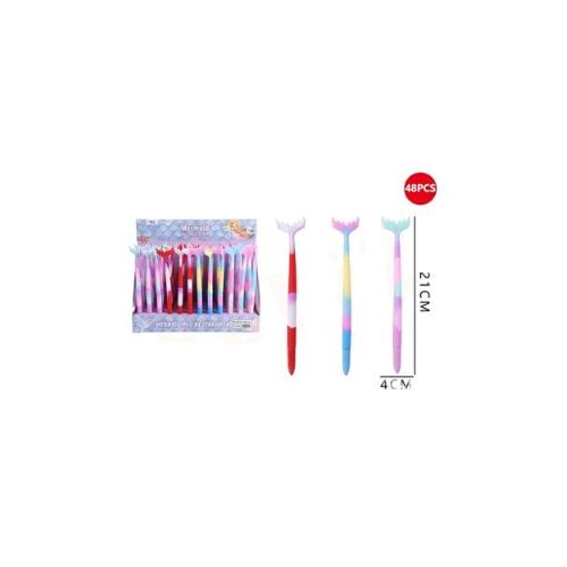 GENERICO - Lápiz Pop It De Silicona Sirena 21 Cm
