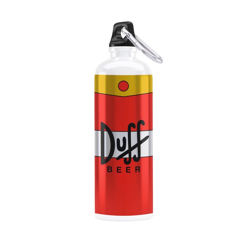 GENERICO - Botella Aluminio – Cerveza Duff Los Simpsons 600 ml