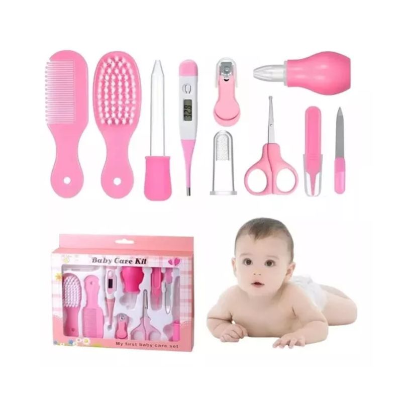 GENERICO - Kit Aseo Bebe Set Higiene Y Cuidado Manicure Bebé Niña