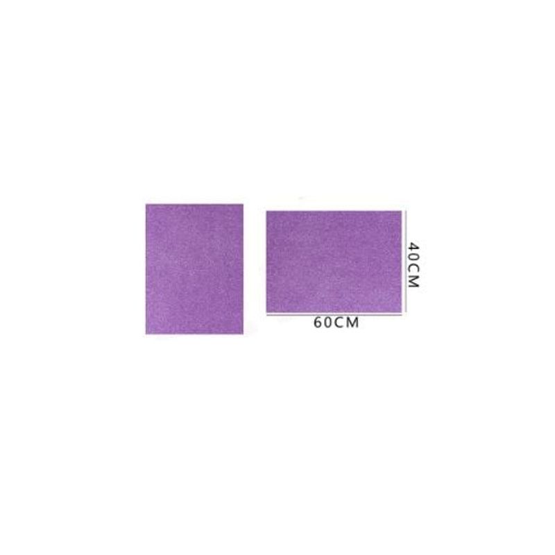 GENERICO - Goma Escarchado Gliter Morado 40x60 Cm
