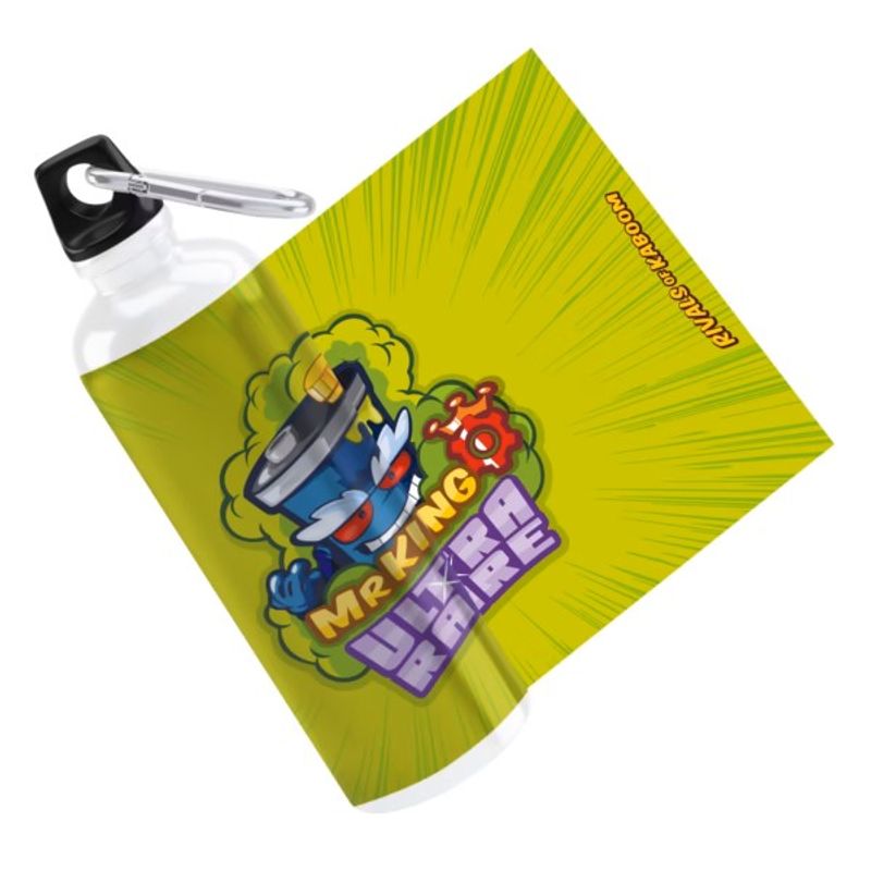 GENERICO - Botella Aluminio – Super Zings Serie 3 Mr King 600 ml