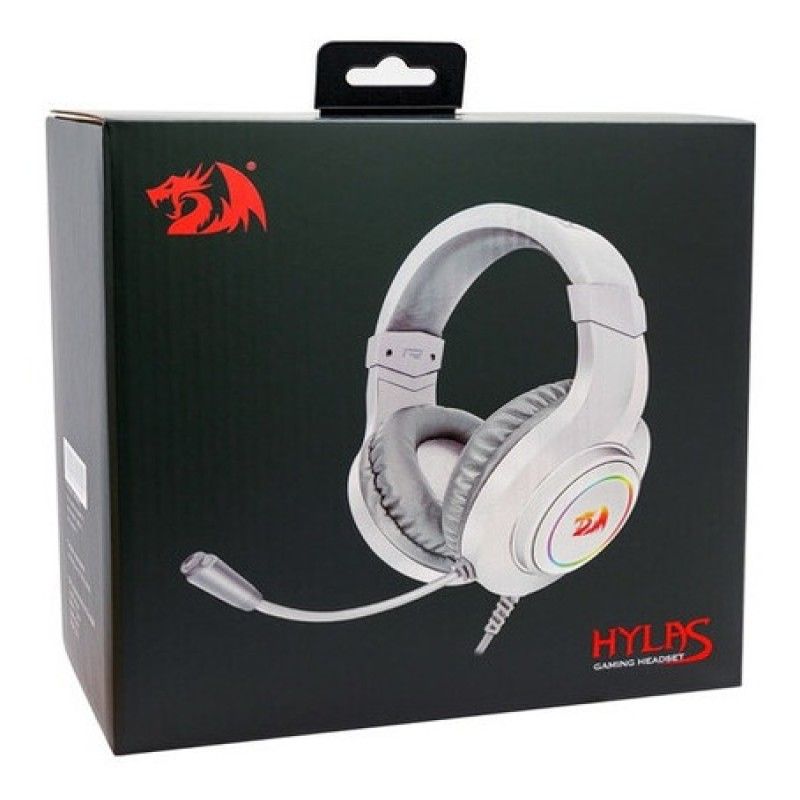 REDRAGON - Audífonos Gamer Redragon Hylas H260w Blanco