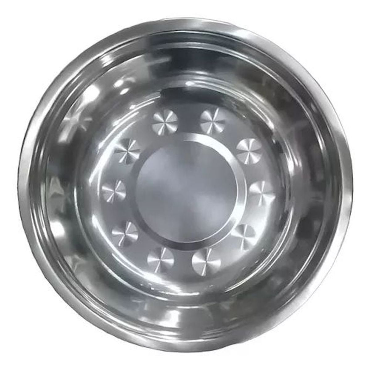 GENERICO - Pack 12 Bowl Sopero Plato Acero Inoxidable Hondo 20x6cm