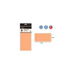 GENERICO - Papel De Seda Naranja 5 Pcs