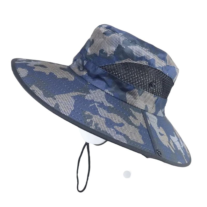 OEM - Sombrero Gorra Camping Pescador Camuflaje Trekking Sol