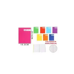 GENERICO - Cuaderno Caligrafia 24 5x18 3 Cm 100 Hojas