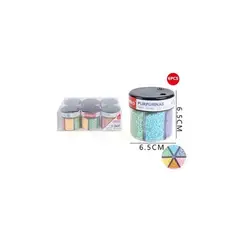 GENERICO - Lentejuelas Estrellas Colores 6 5x6 5 Cm 6 Pcs