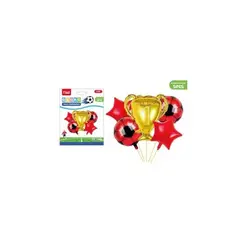 GENERICO - Set De Globo Futbol Champion 5 Pcs