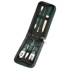 OEM - Set Manicure 6 Pcs Profesional Corta Uñas Verde 16463